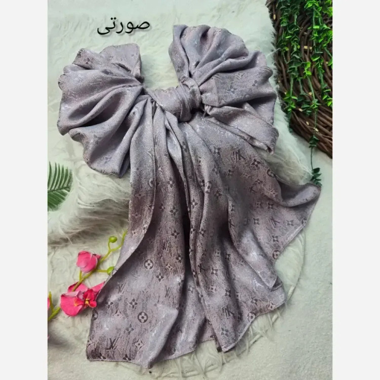 شال طلاکوب ژاکارد پتینه دورو ابعاد 65×178 فری سایز