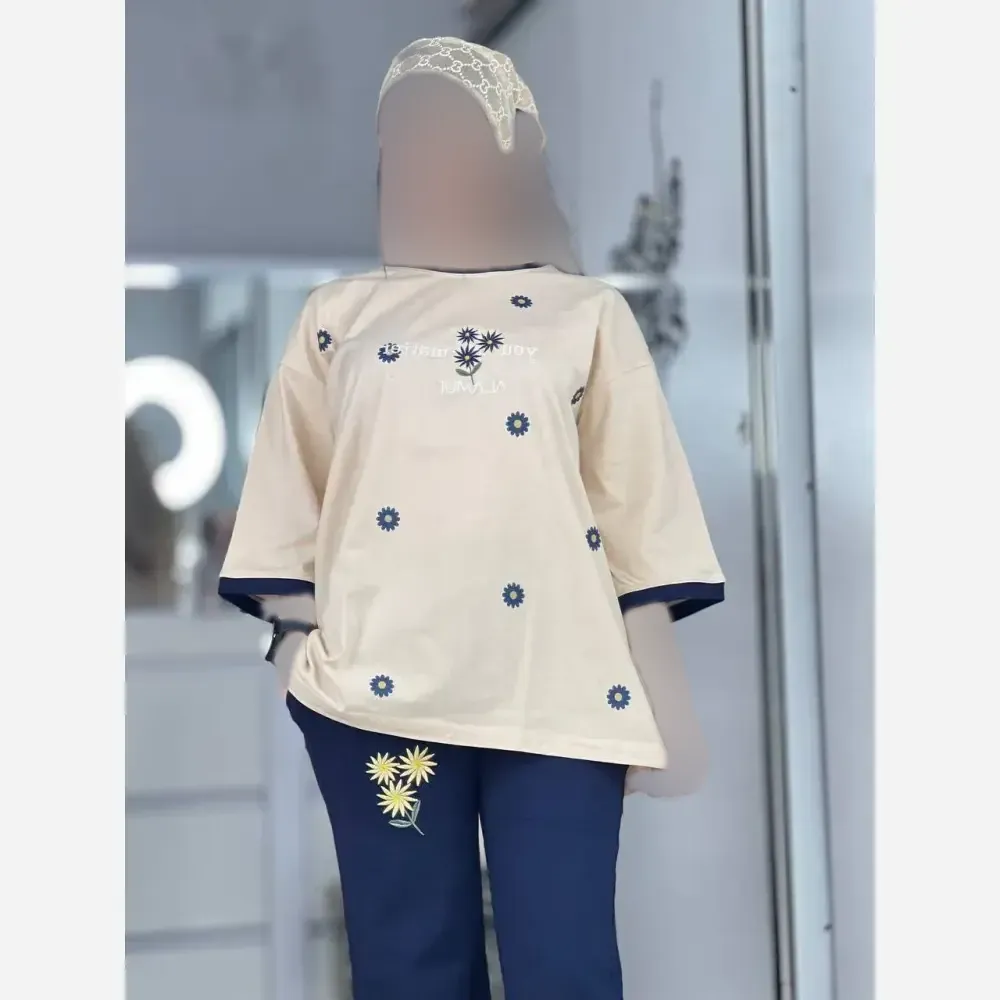 تیشرت و شلوار پردیس پنبه لاکرا فری سایز 38 تا 46 رنگ بندی متنوع