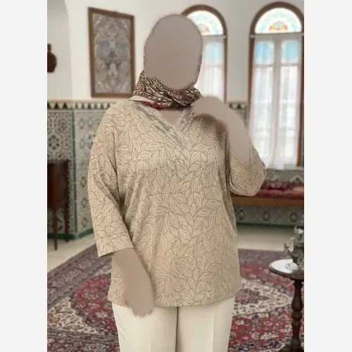 شومیز مجلسی نگین دار کیمانو مدل تابان ژاکارد ویسکوز فری سایز 46 تا 54