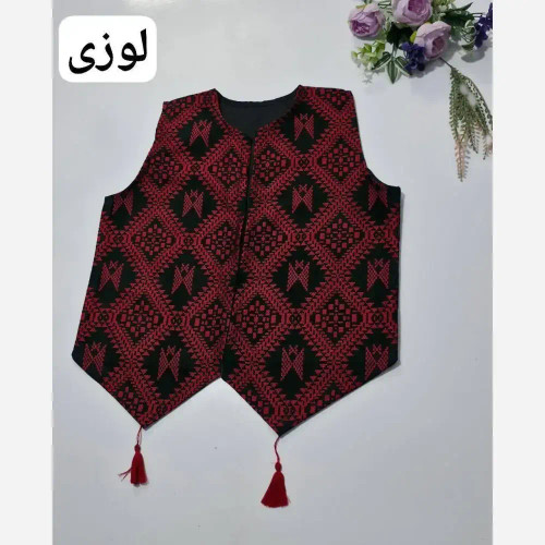جلیقه تک یلدایی فری سایز 38 تا 48 تافته ضخیم هندی پشت پرشیا