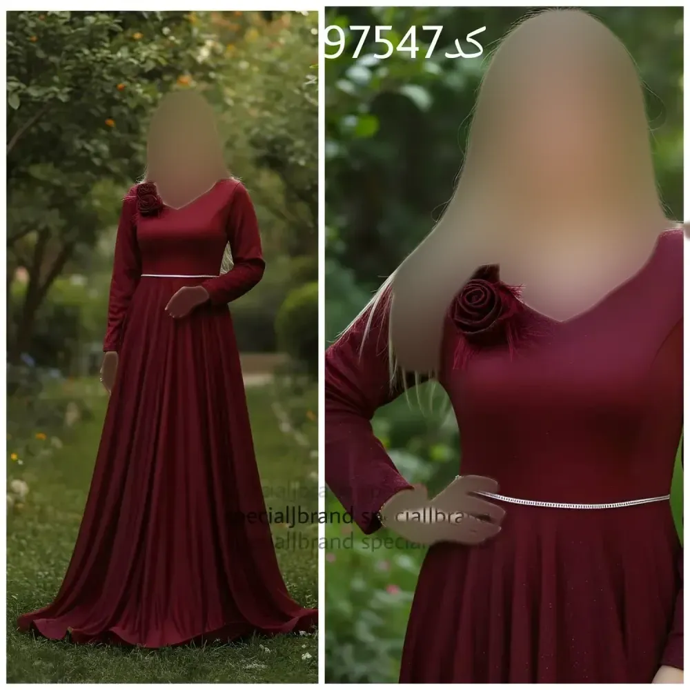 ماکسی مجلسی رایان حریر شنی قد155 اکلیل دار سبز زرشکی سایز 44-46