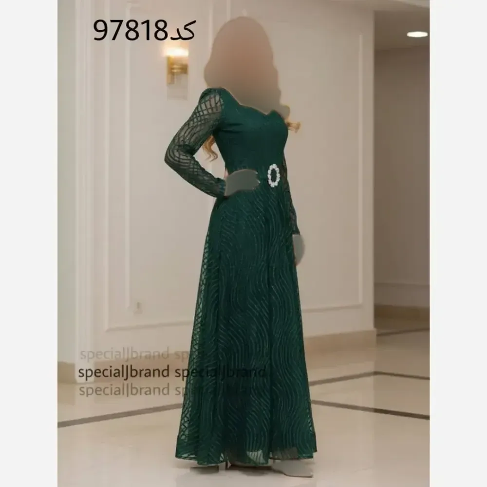 ماکسی مجلسی نازنین فلوک کره ای شاین دار قد 155 زیپ دار سایز 40-42