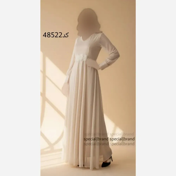 ماکسی مجلسی حدیث حریر شنی قد 155 پشت زیپ دار اکلیل دار زنانه سایز 40-42