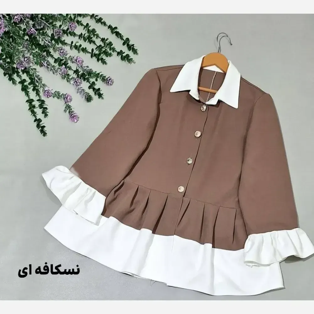 شومیز عروسکی الینا مازراتی نخ توییست درجه یک سایز 38 تا 46