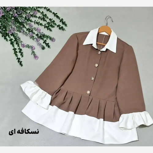 شومیز عروسکی الینا مازراتی نخ توییست درجه یک سایز 38 تا 46