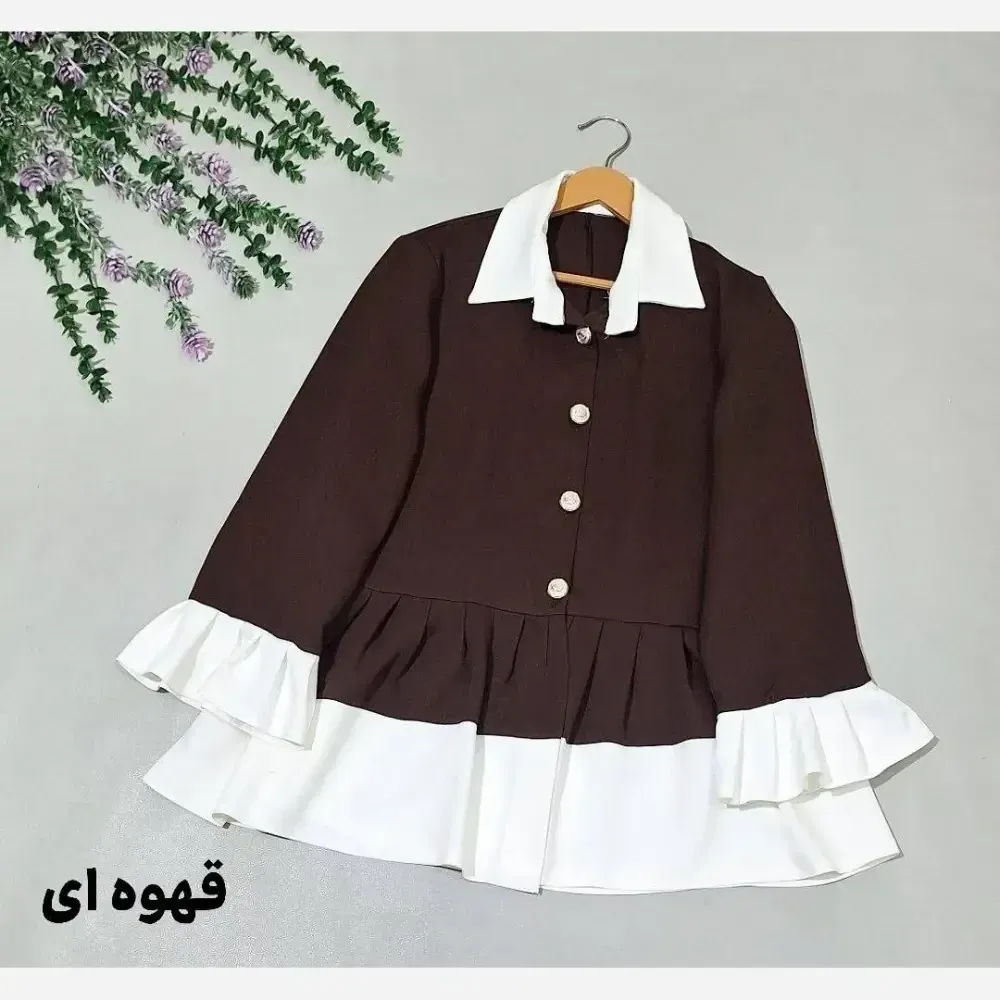 شومیز عروسکی الینا مازراتی نخ توییست درجه یک سایز 38 تا 46