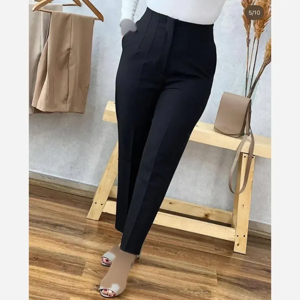 شلوار راسته مازراتی زارا مشکی سایزبندی 38 تا 50