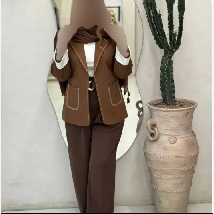 کت آستین دیپلمات کرپ مازراتی درجه یک مشکی سورمه ای قهوه ای سایز 1 2