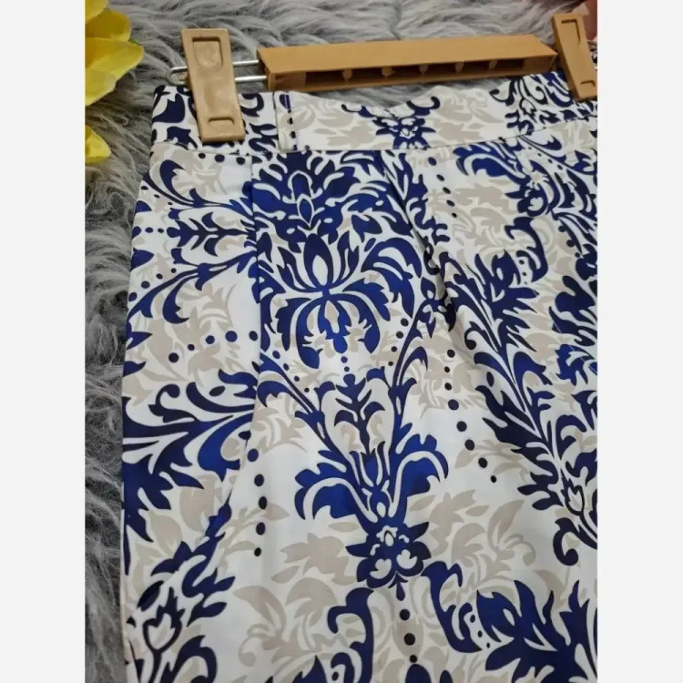 شلوار بگ طرحدار الیزه زنانه خنک و راحت سایزبندی 1 و 2