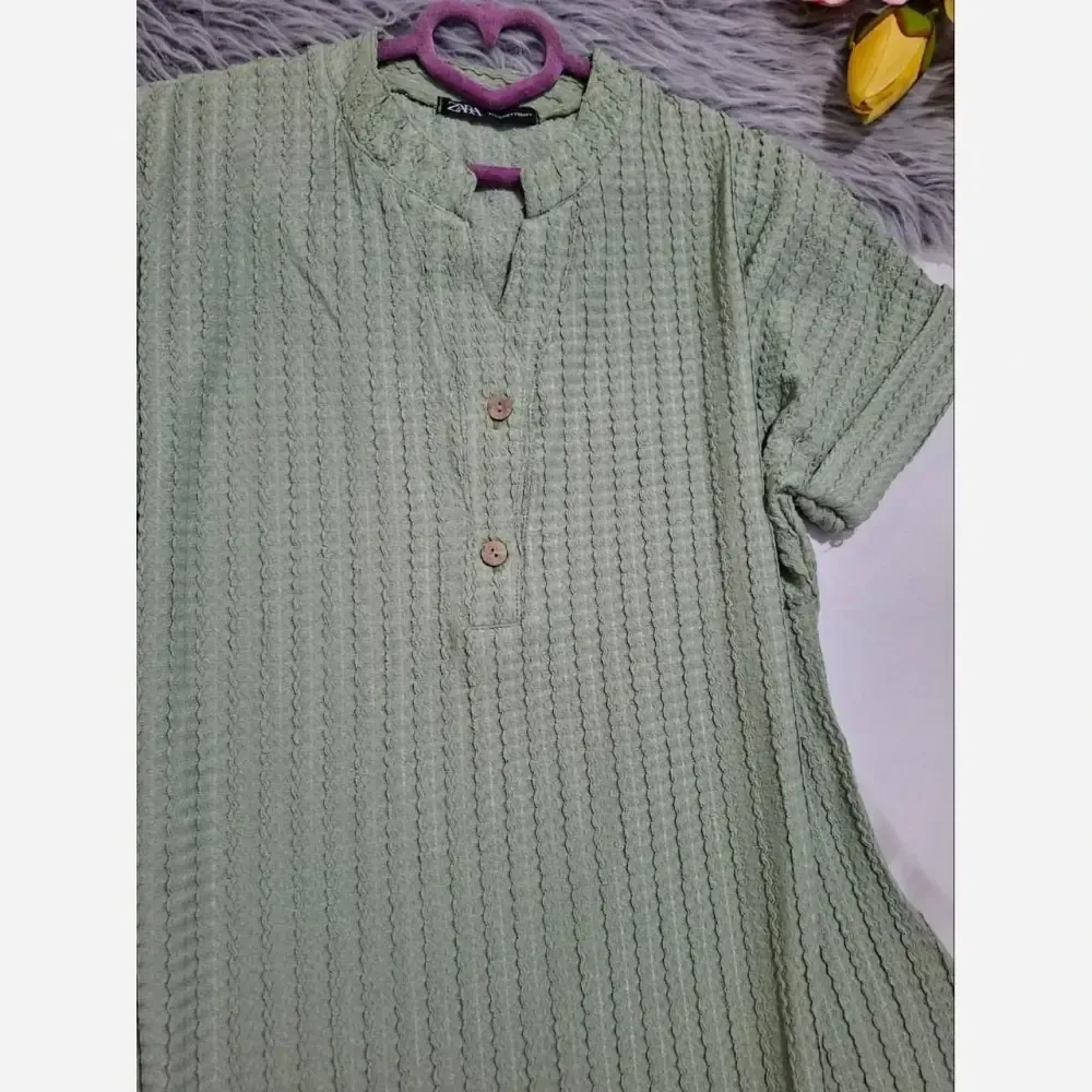 شومیز زنانه مراکشی سایز بزرگ آستین پاکتی فری سایز 40 تا 48