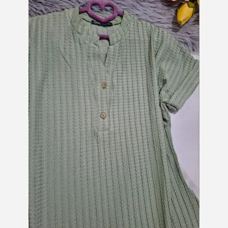 شومیز زنانه مراکشی سایز بزرگ آستین پاکتی فری سایز 40 تا 48