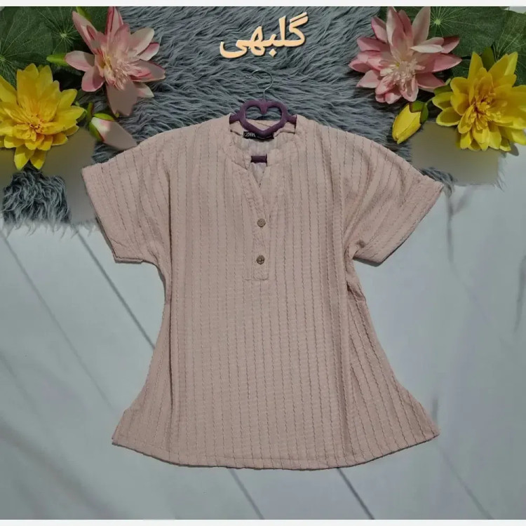 شومیز زنانه مراکشی سایز بزرگ آستین پاکتی فری سایز 40 تا 48