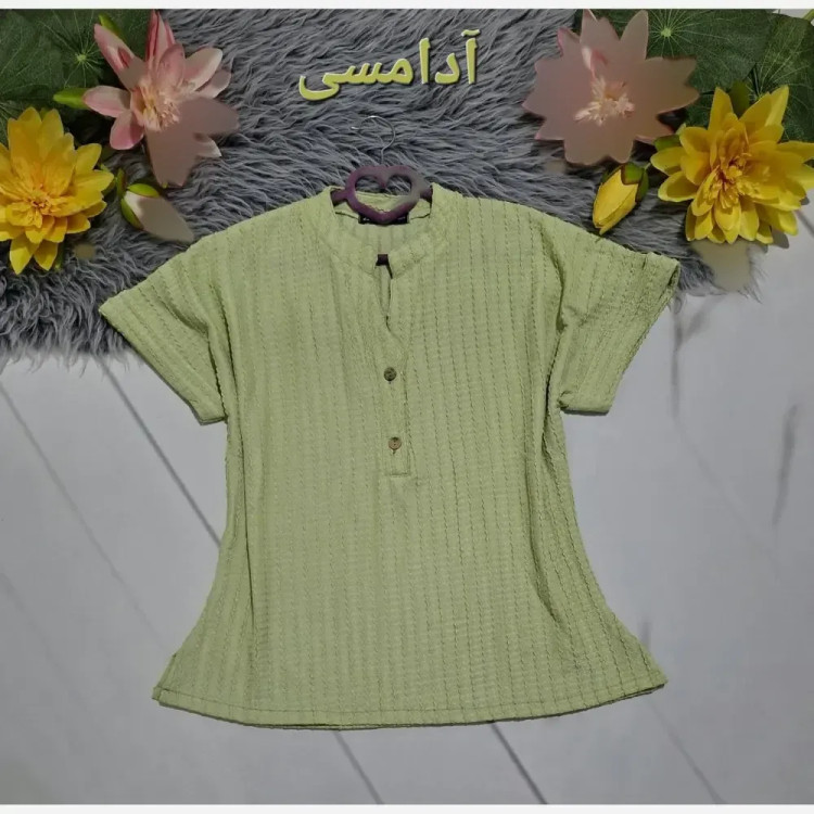 شومیز زنانه مراکشی سایز بزرگ آستین پاکتی فری سایز 40 تا 48