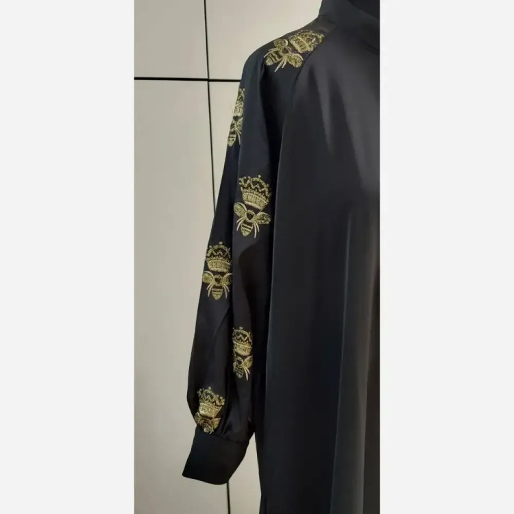 عبا کرواتی طرح تاجی الیزه و تافته سوزندوزی هندی فری سایز 38-52