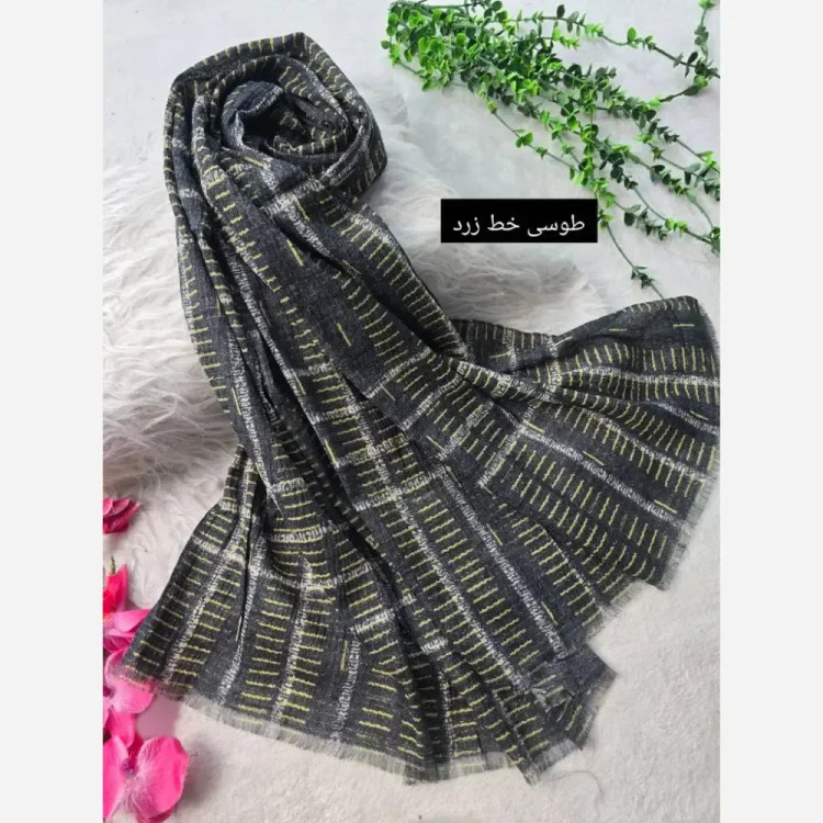 شال شفق برشکا کریشه سافت ابعاد 195x58 فری سایز ایستایی عالی خنک بدون چروک