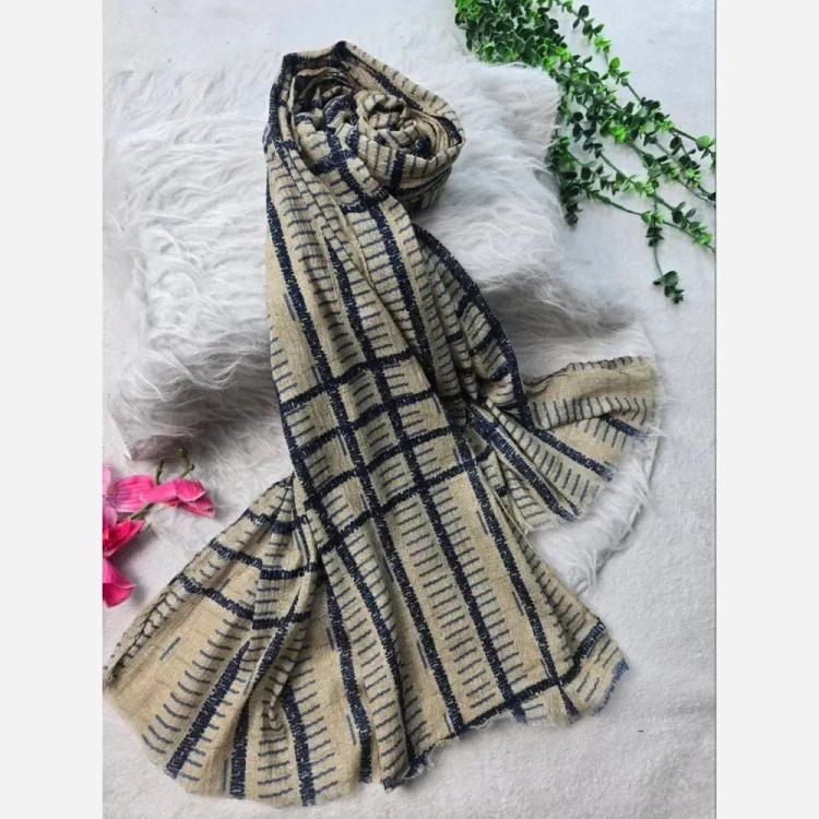شال شفق برشکا کریشه سافت ابعاد 195x58 فری سایز ایستایی عالی خنک بدون چروک