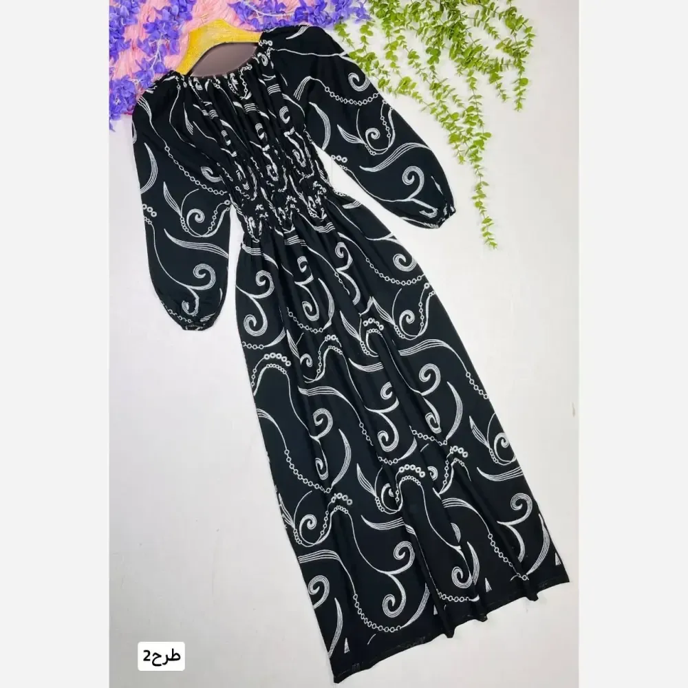 پیراهن ساحلی زنانه نخی مدل کمند سایز 38 تا 50
