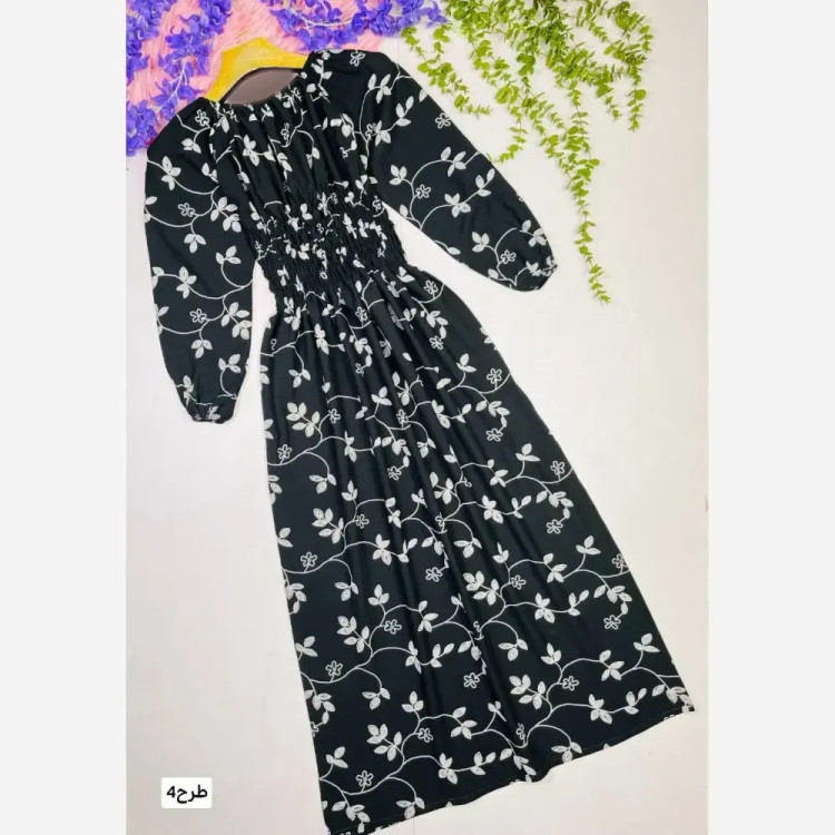 پیراهن ساحلی زنانه نخی مدل کمند سایز 38 تا 50