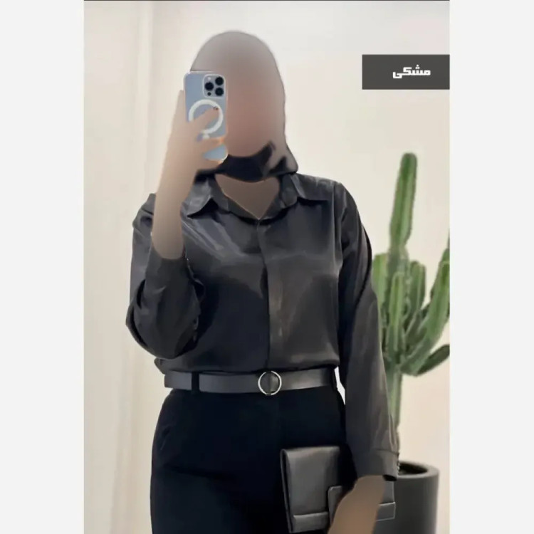 شومیز زنانه ساتن فرانسه ضخیم در 5 رنگ متنوع سایز 36 تا 46