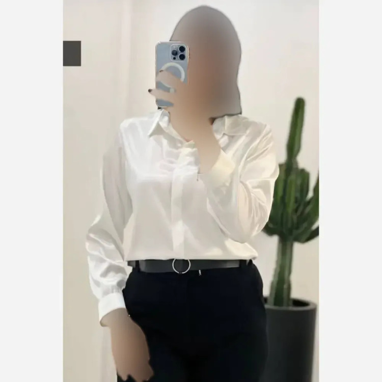 شومیز زنانه ساتن فرانسه ضخیم در 5 رنگ متنوع سایز 36 تا 46