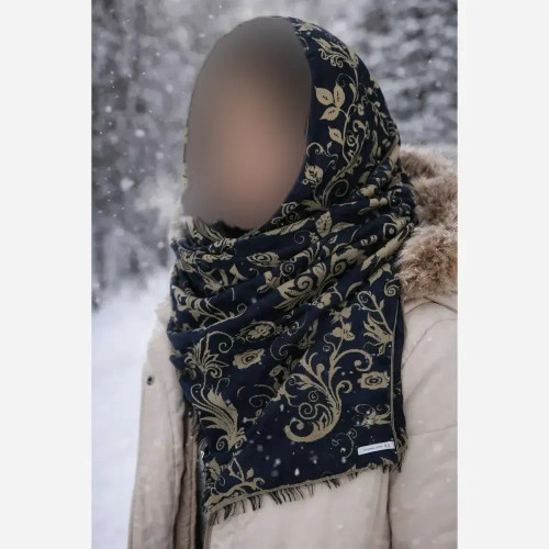 شال بافت زنانه مدل سوفیا ابعاد 40 در 190 سانتی متر