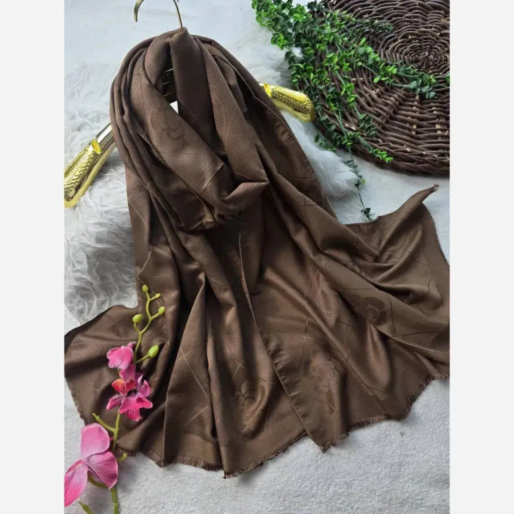 شال مرینوس ژاکارد ترک دورو ابعاد 185 در 63 سانتیمتر