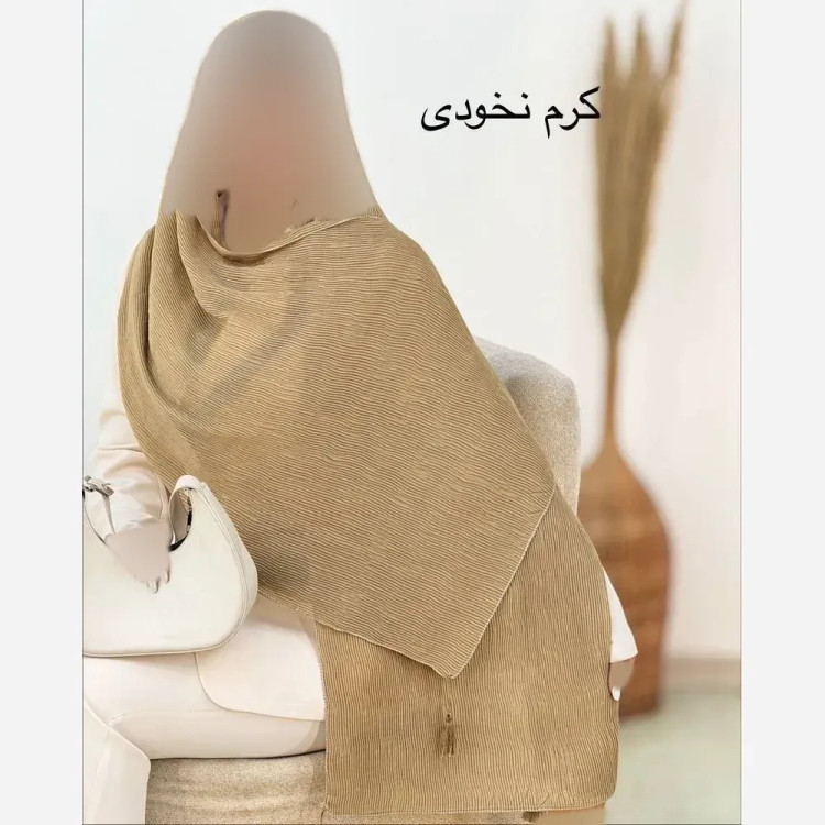 شال برشکا لب لمه قواره بزرگ 75 در 175 سانتیمتر