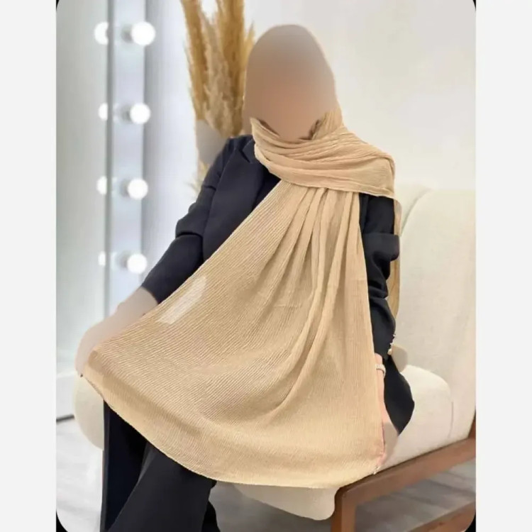 شال برشکا لب لمه قواره بزرگ 75 در 175 سانتیمتر