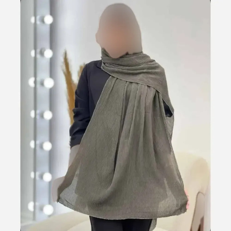 شال برشکا لب لمه قواره بزرگ 75 در 175 سانتیمتر