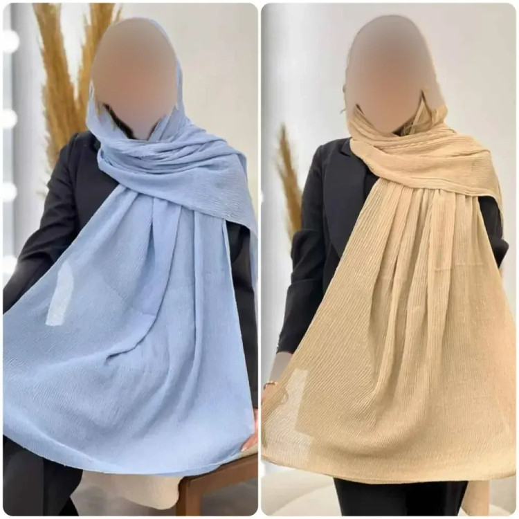 شال برشکا لب لمه قواره بزرگ 75 در 175 سانتیمتر