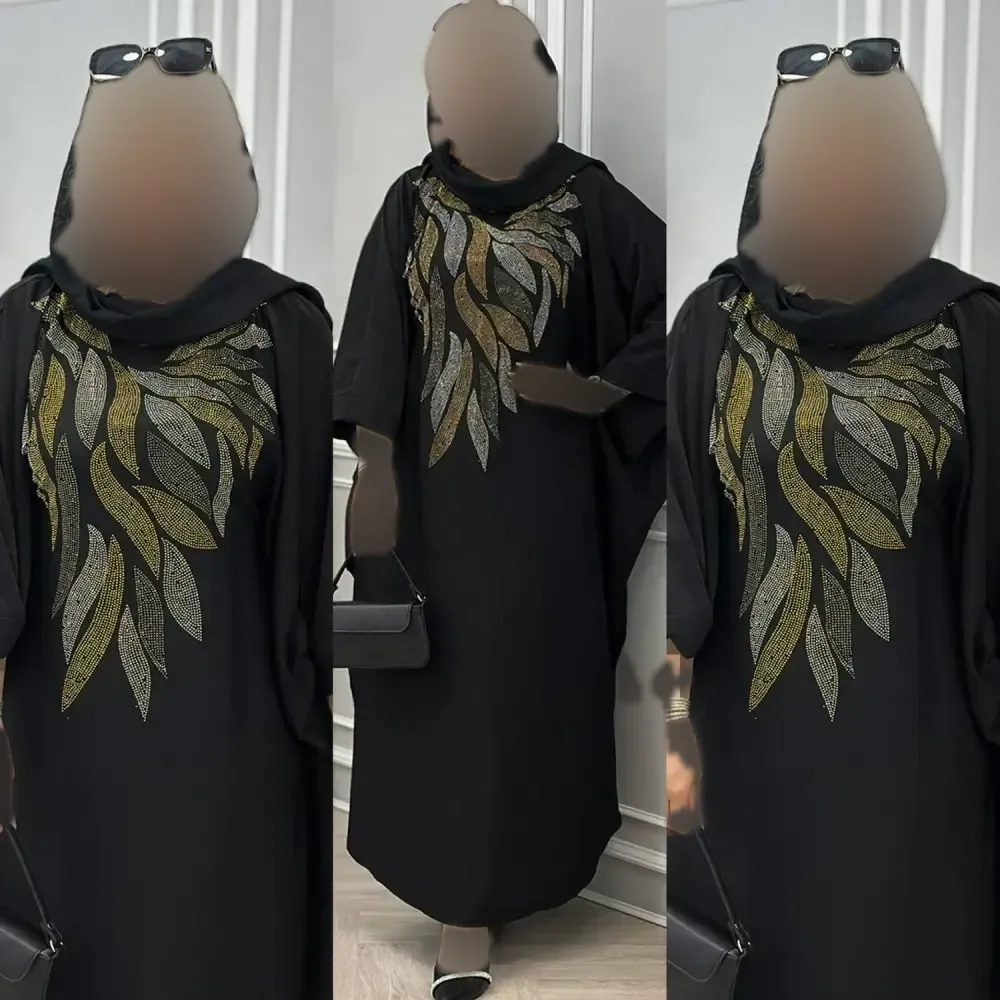 عبا زنانه مدل نارسیس جنس الیزه فری سایز رنگ مشکی