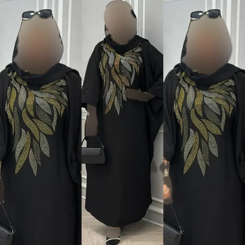 عبا زنانه مدل نارسیس جنس الیزه فری سایز رنگ مشکی