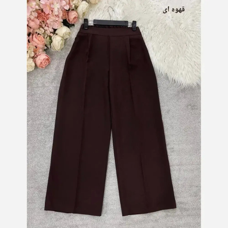 شلوار بگ مازراتی زنانه 330 گرم درجه یک پشت کش و جلو پیلی قد 103