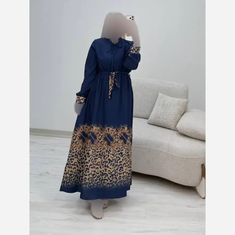 پیراهن ساحلی زنانه مدل نیلوفر جنس فلور نخ درجه یک فری سایز 38 تا 46