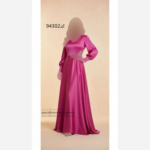 پیراهن ماکسی مجلسی زنانه مدل حدیث پولکی جنس ساتن کش قد 160