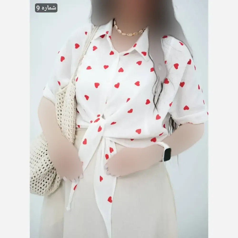 شومیز گره ای زنانه جنس سوپر نخی وارداتی فری سایز 36 تا 48
