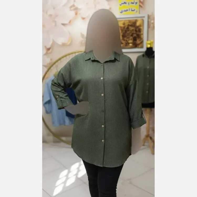 شومیز زنانه شانتون دیپلمات نگیندار سایز 38 تا 46
