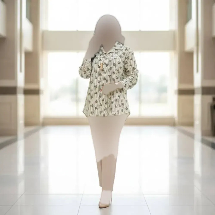شومیز مانتویی زنانه مدل پاپیون جنس ینزی درجه یک فری سایز