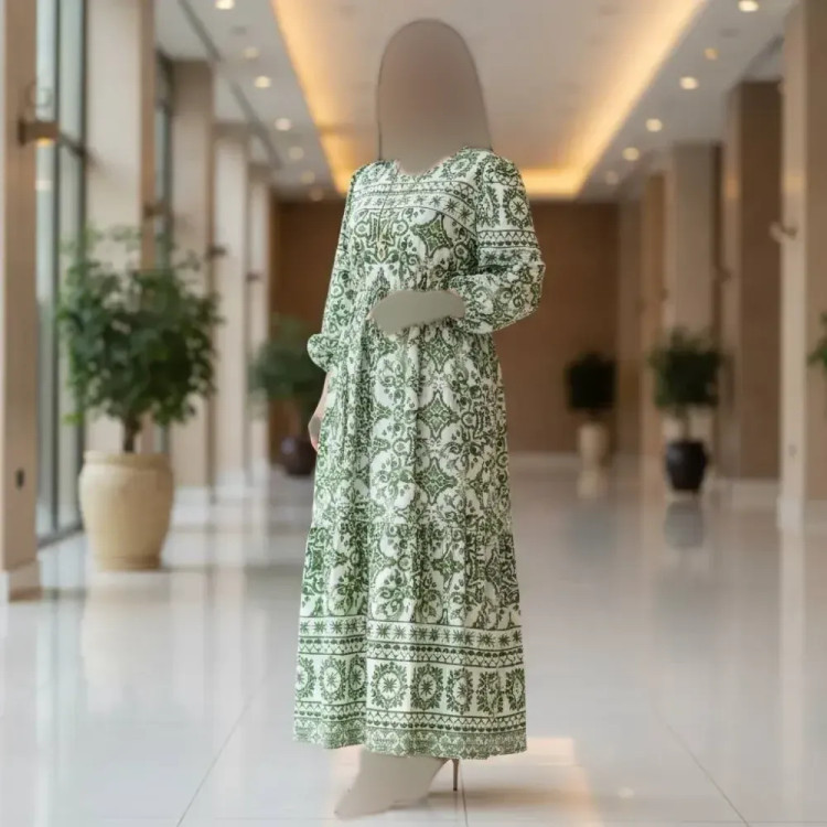 پیراهن ساحلی زنانه مدل دلارام جنس بوگاتی درجه یک فری سایز