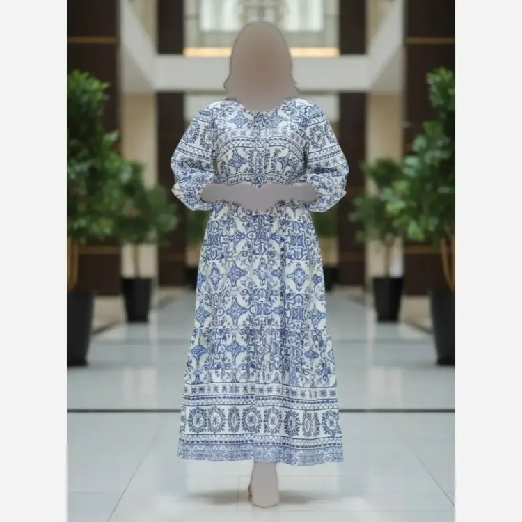 پیراهن ساحلی زنانه مدل دلارام جنس بوگاتی درجه یک فری سایز