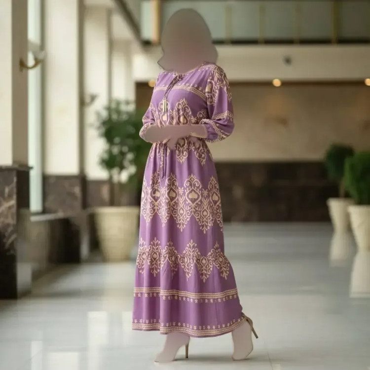 پیراهن ساحلی نخی وارداتی زنانه فری سایز مدل 830