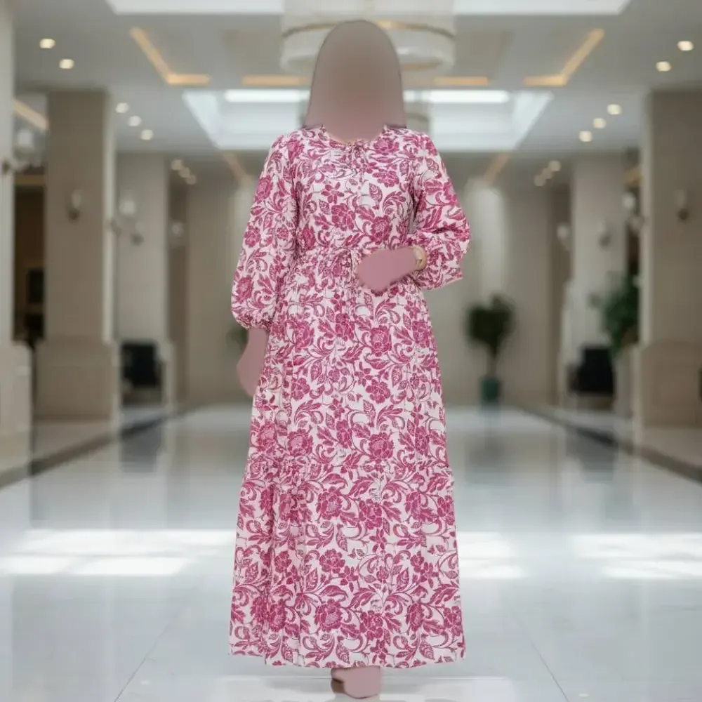 پیراهن ساحلی زنانه جنس بوگاتی گرم بالا فری سایز
