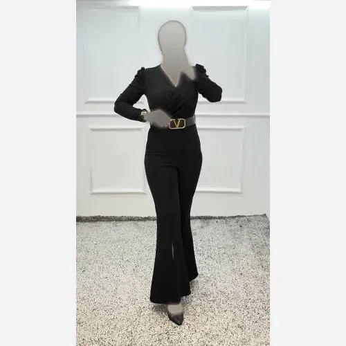 اورال زنانه مازراتی مشکی کمربند چرم قد 152 سایز 36 تا 50