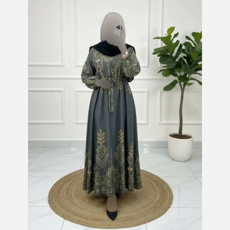 پیراهن ساحلی زنانه مدل کتیبه جنس بوگاتی فری سایز 38 تا 48