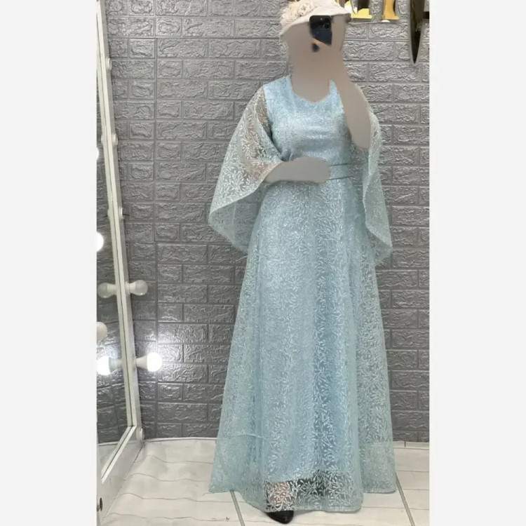 لباس مجلسی زنانه مدل فرشته جنس شاین قد 150 در رنگبندی متنوع سایز 42 تا 50