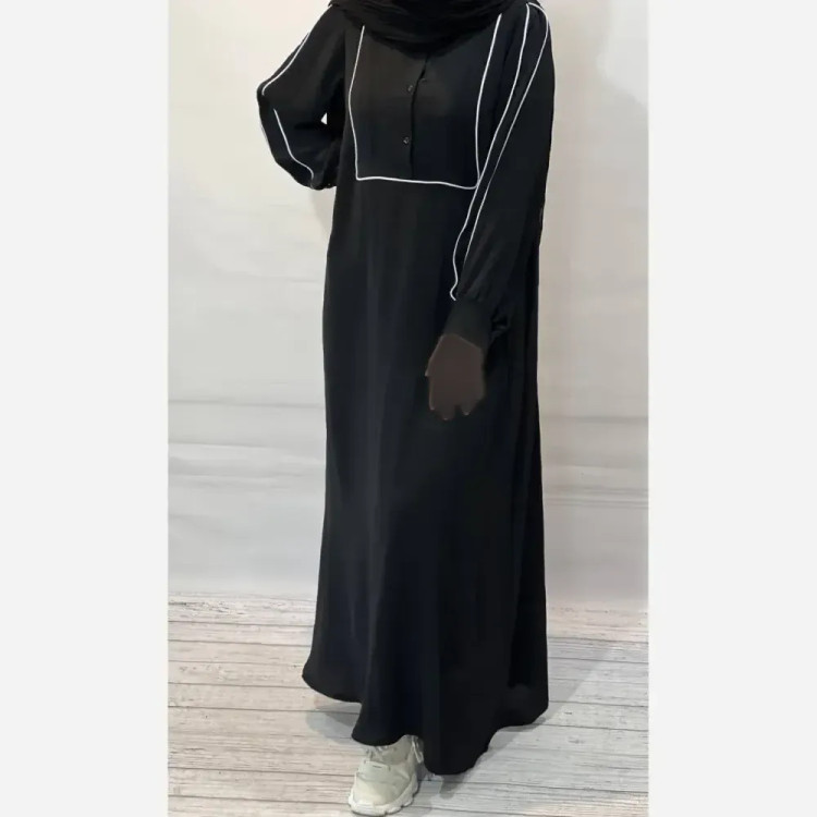 عبا زنانه طرح مهدا جنس ابروبادی فری سایز مناسب 38 تا 48