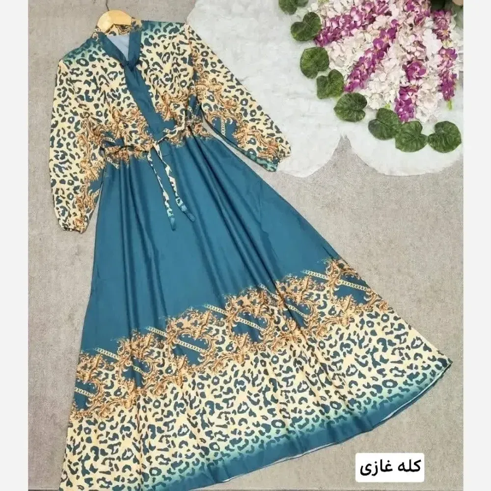 پیراهن زنانه مدل خاطره جنس الیزه فری سایز 36 تا 44