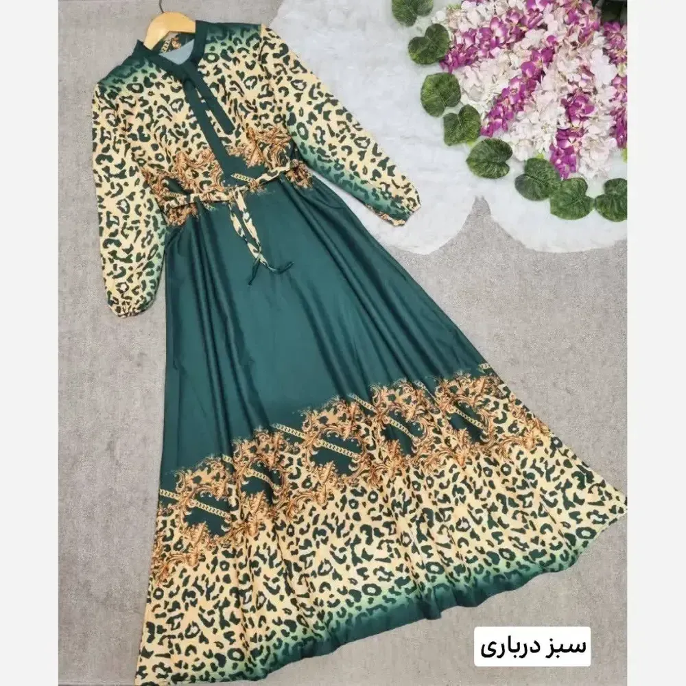 پیراهن زنانه مدل خاطره جنس الیزه فری سایز 36 تا 44