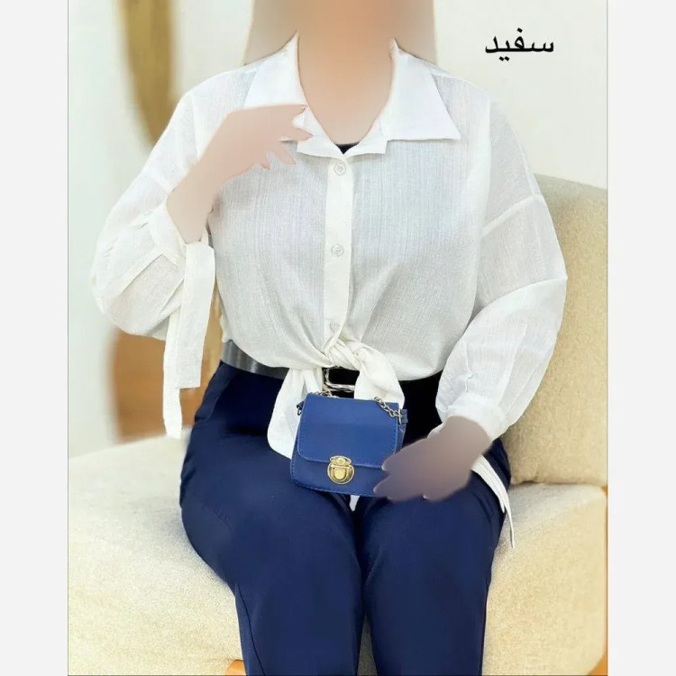 شومیز زنانه مدل ماتینا جنس کادنزا اسلپ فری سایز 38 تا 46