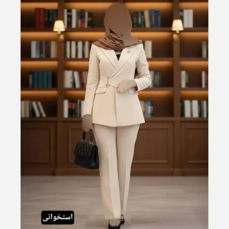 کت و شلوار زنانه مدل بیتا جنس مازراتی در رنگبندی متنوع و سایزبندی کامل